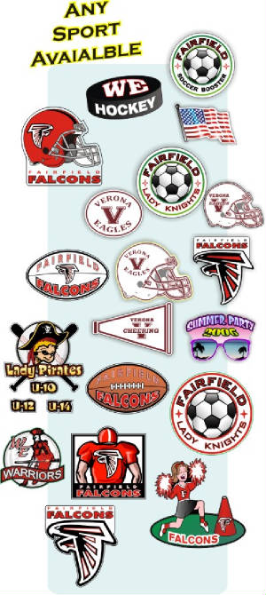 School Booster club fundraising car magnets & decals