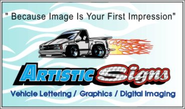Artistic Signs llc - New Website to Select  Make payment 